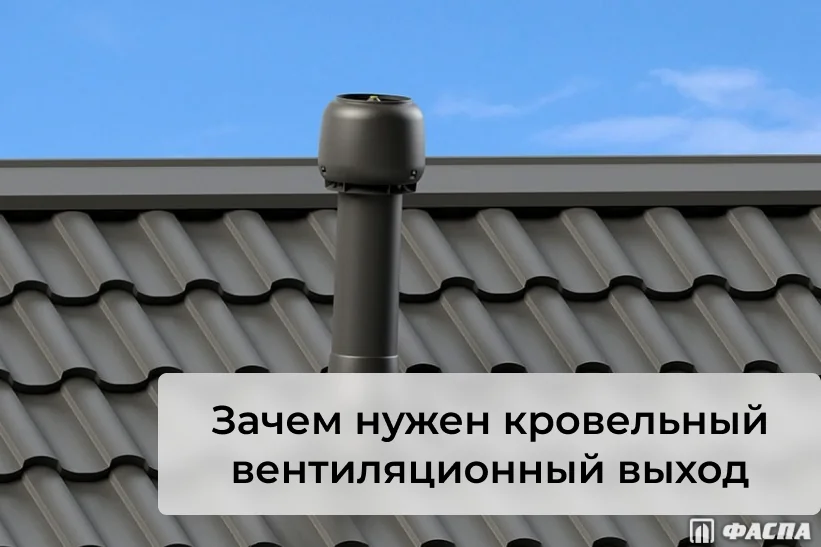Зачем нужен кровельный вентиляционный выход и как он работает